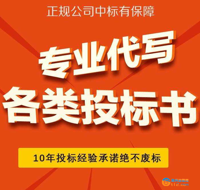 南京标书代写制作公司