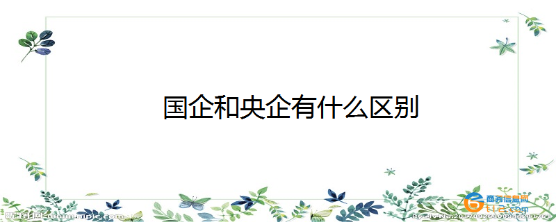 国企和央企有什么区别